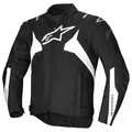 Produktbild: Alpinestars T-Jaws V4 wasserdichte Motorrad Textiljacke, schwarz/weiß, XL