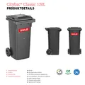 Produktbild: SULO Mülltonne 60 80 120 240 360 Liter - deutsche DIN Straßenstellung