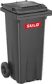 Produktbild: 1 Stück SULO Abfallbehälter Mülleimer Mülltonne Grau 120 Liter Aschentonne Kübel
