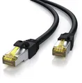 Produktbild: CSL - 5m Cat 7 Outdoor Netzwerkkabel Gigabit Ethernet LAN Kabel - 10000 Mbit S - Patchkabel - Cat.7 Rohkabel S FTP Pimf Schirmung mit RJ 45 Stecker - Abriebfest – ölbeständig – wasserfest – IP66
