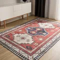 Produktbild: benuta Basic Waschbarer Teppich George - Multicolor/Blau 60x120 cm - Kunstfaser - Rechteckig & im Style: Vintage, Elegant, Retro - Pflegeleicht für Wohnzimmer Schlafzimmer