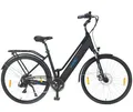 Produktbild: smartEC E-Bike Trekkingrad E-Trekkingrad Trek-28D E-Bike 28 Zoll Schwarz, 7 Gang Shimano Tourney Schaltwerk, Kettenschaltung, Hinterrad-Nabenmotor, 468.00 Wh, (1 Paket, 6 tlg., Akku mit Ladegerät), Unterstützung 25 km/h Scheibenbremse 90km Reichweite Anfahrhilfe StVZO