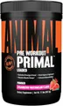 Produktbild: ANIMAL Primal Pre Workout Strawberry Watermelon – Trainingsbooster mit 300 mg Koffein, 3DPUMP, Elektrolyten & Beta-Alanin – Pre Workout Pulver für Energie, Pump & Fokus – Zuckerfrei – 507,5 g
