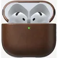 Produktbild: Nomad, AirPods 4 Hülle Modern Leather stoßfest, Dunkelbraun - Braun