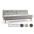 Produktbild: Innovation »Dublexo« Klappsofa Chrom/Matt Schwarz / 527 Mixed-Dance Natur / ohne Armlehne