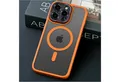 Produktbild: LuxusKollektion Handyhülle iPhone 16 Pro Max Hülle Magsafe Militärschutz Kamera Matt Orange