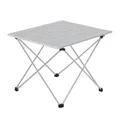 Produktbild: WOLTU Alu Campingtisch klappbar Falttisch Ultra Leichte tragbar mit Tragetasche, Klapptisch Kleiner Reisetisch Beistelltisch für Camping Picknick Outdoor Angeln, 56 * 46 * 40cm Silber