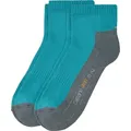 Produktbild: Camano Socken Unisex-Sport-Kurzsocken 2 Paar Uni blau 35 - 38