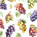 Produktbild: 20 Servietten Wine Grapes Bunte Weintrauben Weinlese Früchte Weinb Deko 33x33cm