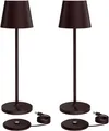 Produktbild: Dimmbar LED Tischlampe 38 cm Bronze Pack 2 Rechargeable