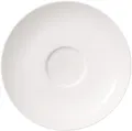 Produktbild: Villeroy & Boch Twist White Kaffee-/Teeuntertasse 6 Stück Nr. 1013801310 und 4er Set EKM Living Edelstahl Strohhalme
