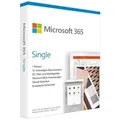 Produktbild: Microsoft Of­fice 365 Single, 5 Geräte, 1 Jahr, Download