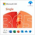 Produktbild: Microsoft 365 Single | Office | 1 Nutzer (5 Geräte)| 1 Jahr | Code per eMail|ESD