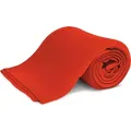 Produktbild: KiGATEX Polar-Fleecedecke ca. 130x160 cm ca. 420g pflegeleicht mit Zierstichrand und Antipilling Farbe rot - Rot