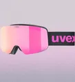 Produktbild: uvex pwdr FM stylische verspiegelte Skibrille für Kinder black matt/green 200440