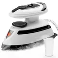 Produktbild: Duronic SI4 WB Mini Reisebügeleisen, 420W Mini Bügeleisen, Dampfbügeleisen 30ml Wassertank, kleines Reisebügeleisen dampf, Handbügeleisen Keramikfläche, für Kleidung nähen, 2 Betriebsspannungen