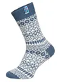 Produktbild: HomeOfSocks Flaggensocken Island - Damen Und Herren Kuschelsocken Aus Wolle - Dicke Socken Mit 60% Wollanteil Und Isländischer Flagge | Blau Gr. 35-38