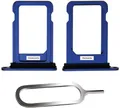 Produktbild: IS-TECK SIM-Kartenhalter Ersatz SIM-Tray Kompatibel mit iPhone 12 Mini inklusive SIM-Nadel SIM-Kartensteckplatz (Blau)