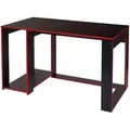 Produktbild: MCW Schreibtisch, Schwarz, Rot, Holzwerkstoff, 120x76x60 cm, Arbeitszimmer, Schreibtische, Bürotische