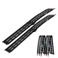 Produktbild: TRUTZHOLM 2 x Auffahrrampe klappbar 228 cm Traglast 680 kg Alu schwarz gelocht Motorradrampe Verladerampe