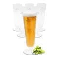 Produktbild: Spetebo Biertulpe 300 ml aus Klarglas - 6er Set - Bierglas 0,3 Liter spülmaschinenfest - Pilsglas Bierkelch Bierkrug Trinkglas für Pilsner Bier Weizenbier Weißbier Hefeweizen