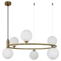 Produktbild: Maytoni Pendelleuchte, Messing, Metall, Glas, 34-184 cm, CE, höhenverstellbar, beliebig kürzbar, gleichmäßige Lichtverteilung, Lampen & Leuchten, Innenbeleuchtung, Leuchten nach Räumen, Wohnzimmerlampen