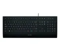 Produktbild: Logitech K280e Tastatur USB QWERTZ Schwarz kabelgebunden flach