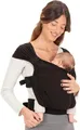 Produktbild: Boba Bliss 2-in-1 Babytragetuch Babytrage bis 16kg , Weich & Elastisch - Schwarz
