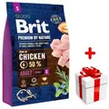 Produktbild: BRIT Premium By Nature Adult S 3kg + Überraschung für den Hund
