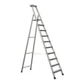 Produktbild: Zarges genietete Stehleiter, eloxiert Xlstep S 10 Stufen Standleiter Aluleiter