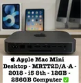 Produktbild:  Apple Mac Mini Desktop - MRTT2D/A - 2018-  i5 8th -12GB - 256GB Computer 🖥 ✅