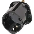 Produktbild: Brennenstuhl Travel Adapter earthed/GB Netzstecker-Adapter Typ G (VK) Typ F Schwarz