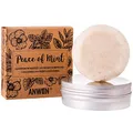 Produktbild: Anwen Peace of Mint Szampon w kostce + puszka 75g, natürliche Shampoo-Riegel