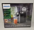 Produktbild: Philips Avance Collection Slow Juicer, 1,0 l, 200 W, schwarz (HR1946/70)