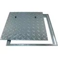 Produktbild: ACO Schachtabdeckung Fl 2.0 Easy Kanaldeckel Schachtdeckel Rahmen mit Deckelwanne,Maße:500 x 500