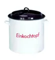 Produktbild: Krüger Einkocher Einkochtopf Einmachtopf Emalie Metalldec 28 Liter 4006776032036
