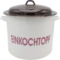 Produktbild: FAIE Einkochtopf Emaille mit Metalldeckel