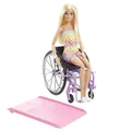 Produktbild: Barbie Fashionistas Puppe im Rollstuhl