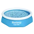 Produktbild: Bestway® Fast Set™ Aufstellpool-Set mit Filterpumpe Ø 244 x 61 cm, blau, rund