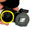 Produktbild: # Doppelsteckdose Zwischenstecker mit Deckel für Feuchtraum/Keller Gummi xx