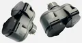 Produktbild: 2 Stk. Stecker mit Federdeckel Schuko Doppelstecker mit Federdeckel SW IP44