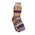 Produktbild: simaranda Damen Wintersocken bunte warm gemischte Wollsocken Strümpfe kuschlig weich 166