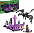 Produktbild: LEGO Minecraft Der Enderdrache und das Endschiff, Action-Spielzeug und Entdeckerset, Bauset zum Videospiel, Abenteuer-Spielset, Geschenk für Jungen und Mädchen ab 8 Jahren 21264