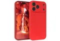 Produktbild: EAZY CASE Handyhülle für Apple iPhone 17 Pro Max Hülle Silikon 6,9 Zoll, Silikon Schutzhülle mit Kameraschutz stoßfest Handycover elastisch Rot