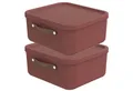 Produktbild: ROTHO Aufbewahrungsbox 2er-Set Kiste mit Deckel Maloja 20l (Aufbewahrungsset, 2er-Set)