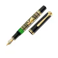 Produktbild: Pelikan Toledo M900 Kolbenfüller schwarz-gold M (mittel), 1 St.