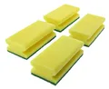 Produktbild: Scheuerschwamm XXL Küchenschwamm 130x70x45mm Reinigung Topfschwamm GELB (4X gelb)