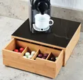 Produktbild: KESPER Kaffeekapsel-Box Kapselspender Teekiste Teebox Tee+Kaffee-Schubladenbox