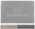 Produktbild: Sansibar Badematte 50x80 cm – Badvorleger, Badteppich aus Reiner Baumwolle – Oeko-TEX, rutschfest und waschbar – Sylt-Design - Silber