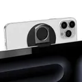 Produktbild: kwmobile Webcam Halterung kompatibel mit Apple MacBook OS Ventura/iOS 16 iPhone 16 15 14 13 12 Mount - Magnetischer Camera Holder für Monitor - Schwarz